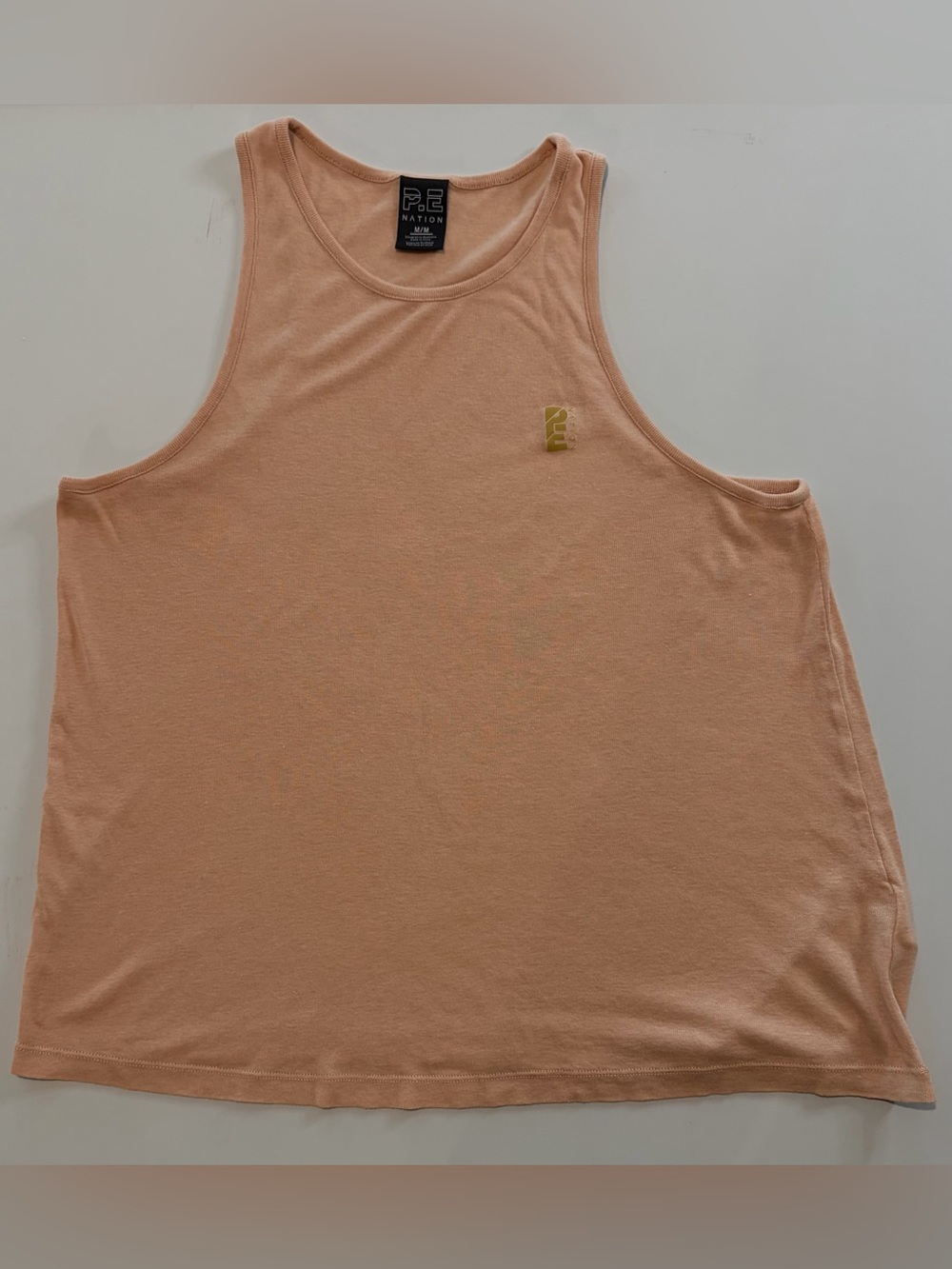P.E Nation Neutral Tan Sleeveless Active Tank Top Size M - Picture 11 of 11